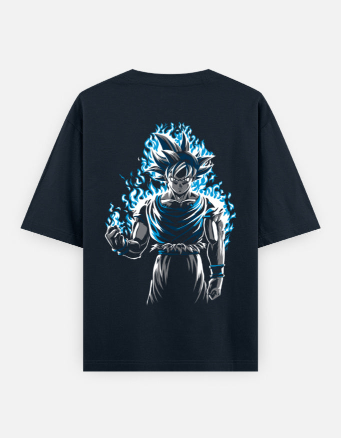 Goku Ultra Instinct Oversized Anime Heavyweight Tee