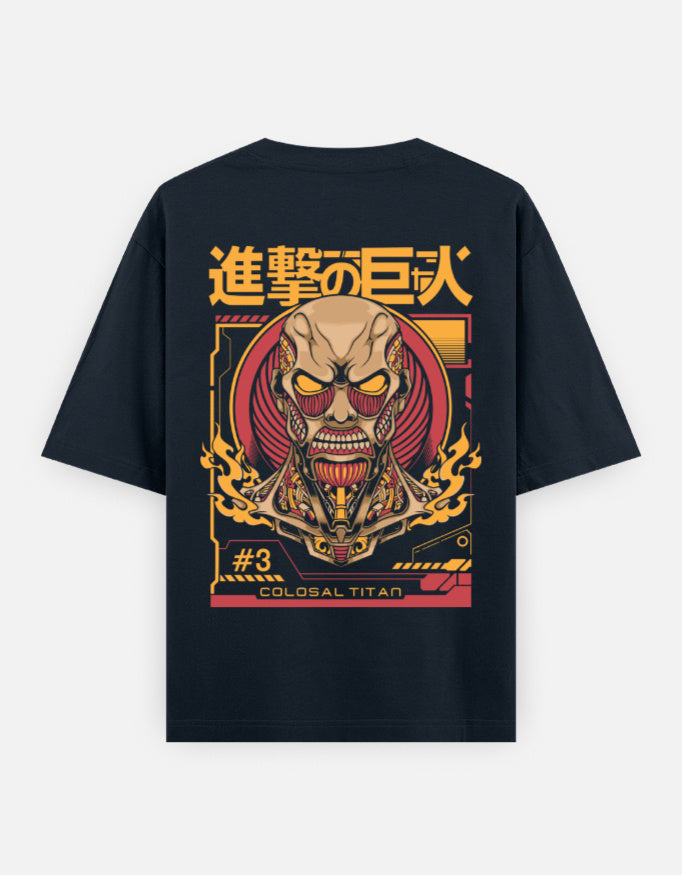 Attack on Titan Armored Titan Graphic Oversized T-Shirt