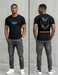 Batman "The Dark Knight" Graphic Muscle Fit T-Shirt