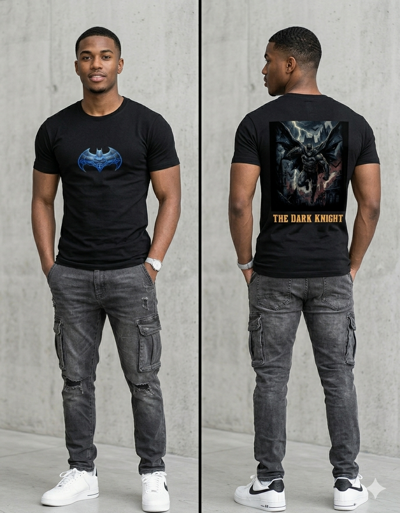 Batman "The Dark Knight" Graphic Muscle Fit T-Shirt
